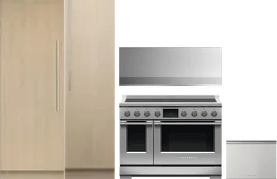 5 Piece Package Includes Refrigerator, Freezer, Range, Hood And Dishwasher